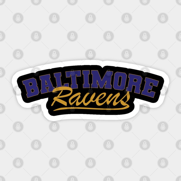 Baltimore Ravens Sticker by Nagorniak